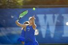 WTen vs Assumption  Wheaton College Women’s Tennis vs Assumption College. - Photo By: KEITH NORDSTROM